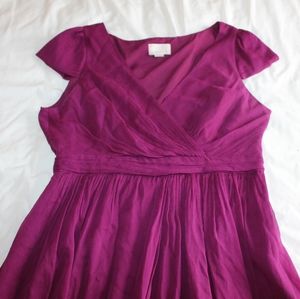 J. Crew crepe silk midi dress